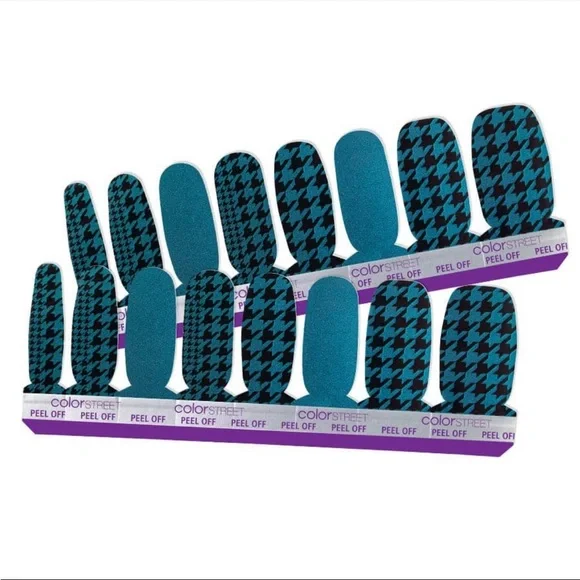 *Retired* Color Street: Suit Yourself | Houndstooth Teal Purple Duochrome Fall - Picture 13 of 13